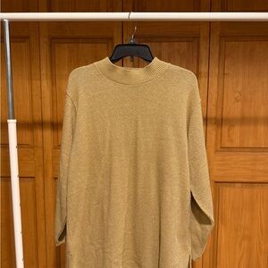 Willow Ridge Metallic Gold Knit Sweater
